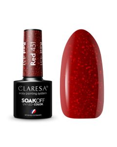 Claresa UV/LED Gellak Rood #431 - 5ml.