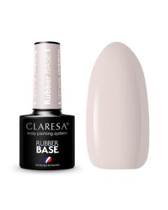 Claresa Rubber Base Nude #1 - 5ml.