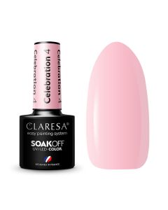 Claresa UV/LED Gellak Celebration Roze #4 - 5ml.