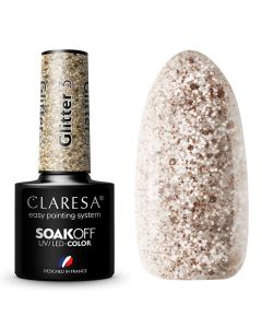 Claresa UV/LED Gellak Glitter #3 - 5ml.