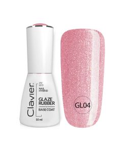 Clavier Luxury Glaze Rubber Basecoat 10ml. - GL04 Mellow