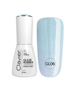 Clavier Luxury Glaze Rubber Basecoat 10ml. - GL06 Celestial