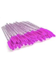 Clavier Spiraalborstel Voor Wimpers 50 Stuks Kristal Roze