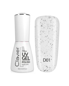 Clavier UV/LED Hybrid Gellak Luxury 10ml. Dottie White #D01