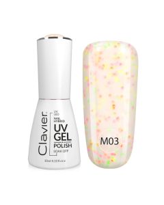 Clavier UV/LED Hybrid Gellak Luxury 10ml. Multi Flavours Candy Sprinkles - M03