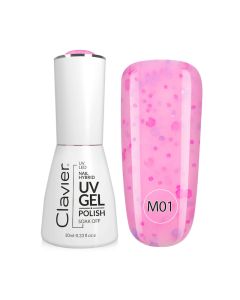 Clavier UV/LED Hybrid Gellak Luxury 10ml. Multi Flavours Dragon Fruit - M01