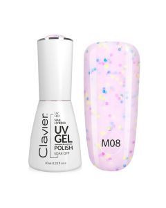 Clavier UV/LED Hybrid Gellak Luxury 10ml. Multi Flavours Fruit - M08