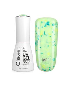 Clavier UV/LED Hybrid Gellak Luxury 10ml. Multi Flavours Lime & Mint - M11