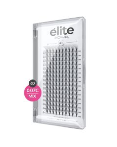 Clavier Wimperextensions Wimper Plukjes Elite 6D - 0.07/C/MIX