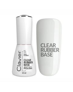 Clavier UV/LED Hybrid Gellak Luxury Clear Rubber Base 10ml.