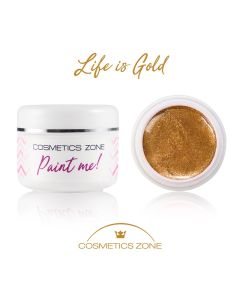 Cosmetics Zone Paint Me - UV/LED Gel Life Is Gold 5ml.