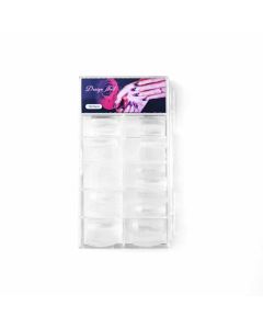 Cosmetics Zone Tips Clear Met Patroon - 100 stuks