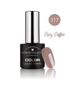 Cosmetics Zone UV/LED Hybrid Gellak 7ml. Grey Coffee 317