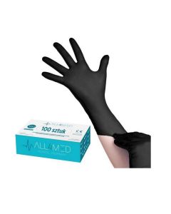 DermaSyis zwarte nitril handschoenen maat S