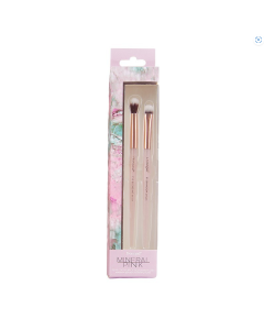 Donegal EYESHADOW BRUSH MINERAL Roze 2 stuks