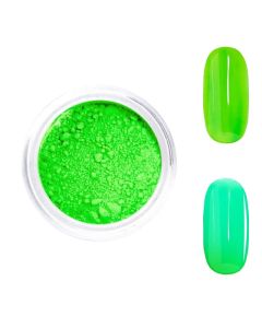 DRM Nageldecoratie Poeder UV Neon Groen #02