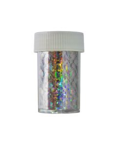 DRM Transferfolie Nageldecoratie 100cm. Transparant Holographic 8-9