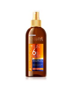 Eveline Cosmetics Amazing Oils Sun Care Oil With Tan Accelerator SPF6 150ml.