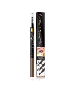 Eveline Cosmetics Brow Styler 3in1 Multifunction 01 Medium Brown