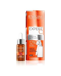 Eveline Cosmetics Expert C Youth Activator Serum Vitamin Injection Night 18ml.