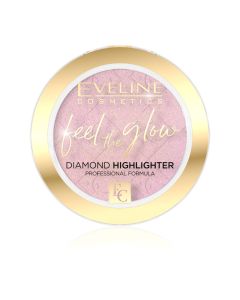 Eveline Cosmetics Feel The Glow Diamond Highlighter No 03 Rose Gold