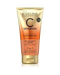 Eveline Cosmetics Sensation Cleansing Gel Vitamine C 3in1 Booster 150ml.
