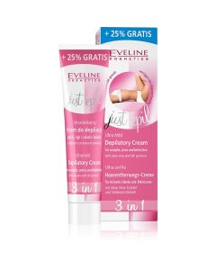 Eveline Cosmetics Ultra Mild Depilatory Cream 3 In 1 For Sensitive Area 125ml.