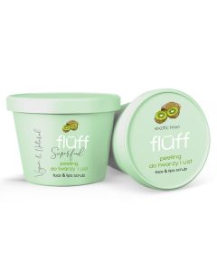 FLUFF Face & Lips Scrub - Exotic Kiwi 80gr.