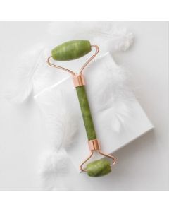 FLUFF Rose Quartz Gezichtsmassage Roller - Groen