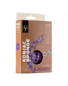 Yasumi Lavender Konjac Sponge Large