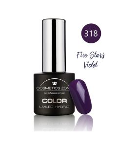 Cosmetics Zone UV/LED Hybrid Gellak 7ml. Five Stars Violet 318