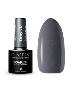 Claresa UV/LED Gellak Grijs #218 - 5ml.