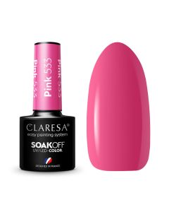 Claresa UV/LED Gellak Roze #533 - 5ml.