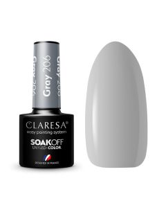 Claresa UV/LED Gellak Grijs #206 - 5ml.