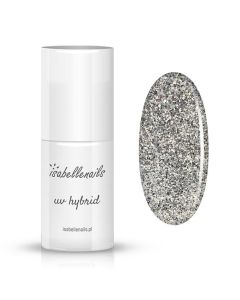 Isabelle Nails UV/LED Gellak 6ml. #377 Glitter Silver