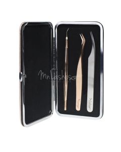 Modena Lashes Tweezer Pincet Case - Zwart