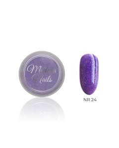 Modena Nails Acryl Glitter Paars - 24