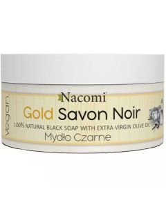 Nacomi Black Soap Savon Noir Gold 125gr