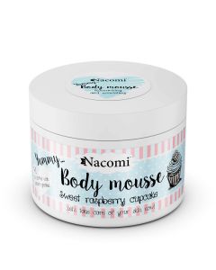 Nacomi Body Mousse Sweet Raspberry Cupcake 180ml.