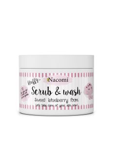 Nacomi Fluffy Scrub & Wash - Sweet Blueberry Foam