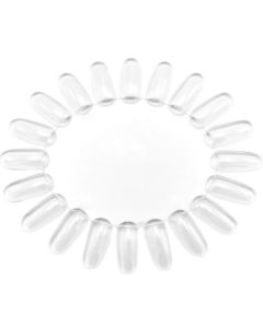 NailPerfect Color Wheel Oval Clear 20 tips