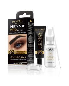 REVERS® Eyebrow Henna Pro Colours Black 15ml.+15ml.