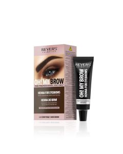 REVERS® Eyebrow Henna Pro Colours Dark Brown 15ml.+15ml.