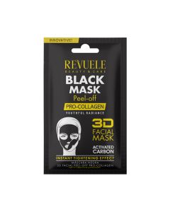 Revuele Peel Off Black Mask 3D Pro Collagen 15ml.
