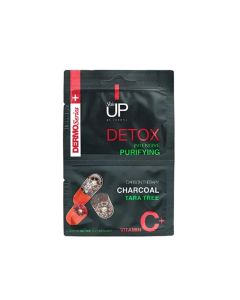 Skin Up Gezichtsmasker Detox Intensive Purifying With Charcoal Tara Tree 2x5ml.