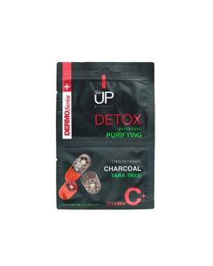 Skin Up Gezichtsmasker Detox Intensive Purifying With Charcoal Tara Tree 2x5ml.