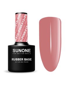 SUNONE UV/LED Rubber Base Pink #13 12ml.
