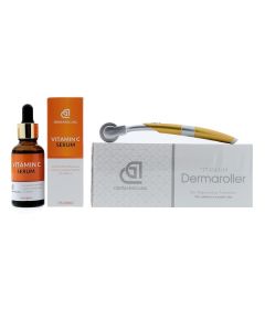 Titanium Dermaroller Incl. Dermarolling® Vitamine C Serum 30ml. 