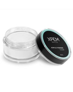 XFEM Acryl Poeder Professional Nail System 35g. Clear