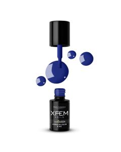 XFEM Donkerblauw UV/LED Hybrid Gellak 6ml. #0145